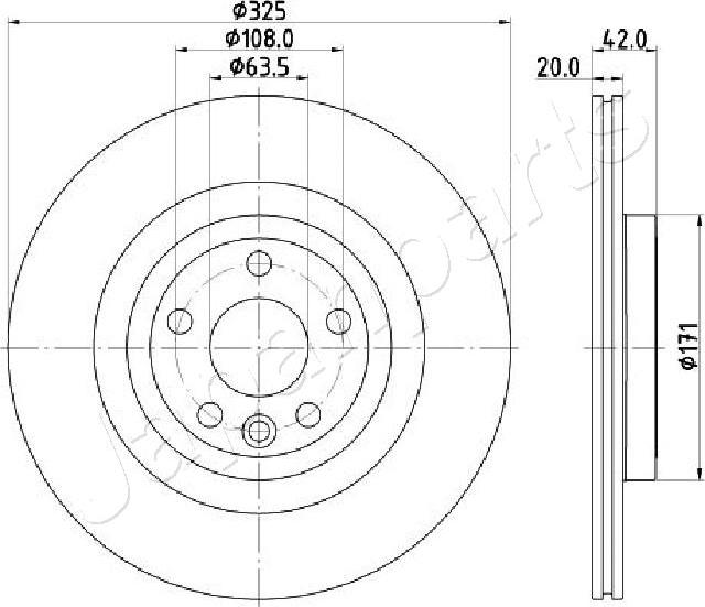 Japanparts DP-L12C - Əyləc Diski furqanavto.az