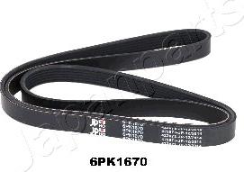 Japanparts DV-6PK1670 - V-yivli kəmər furqanavto.az