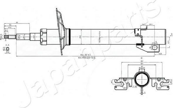 Japanparts MM-00552 - Amortizator furqanavto.az