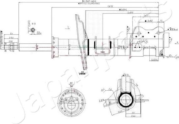 Japanparts MM-00159 - Amortizator furqanavto.az