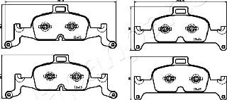 Japanparts PA-0918AF - Əyləc altlığı dəsti, əyləc diski furqanavto.az