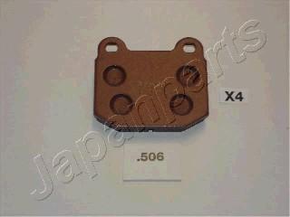 Japanparts PP-506AF - Əyləc altlığı dəsti, əyləc diski furqanavto.az