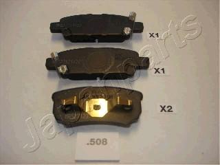 Japanparts PP-508AF - Əyləc altlığı dəsti, əyləc diski www.furqanavto.az