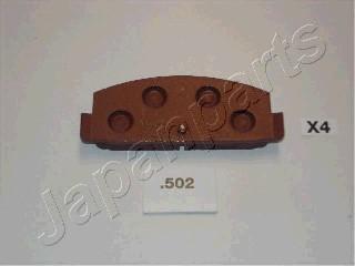 Japanparts PP-502AF - Əyləc altlığı dəsti, əyləc diski furqanavto.az