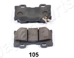 Japanparts PP-105AF - Əyləc altlığı dəsti, əyləc diski furqanavto.az