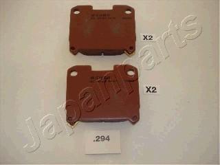 Japanparts PP-294AF - Əyləc altlığı dəsti, əyləc diski furqanavto.az