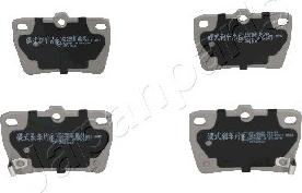 Japanparts PP-256AF - Əyləc altlığı dəsti, əyləc diski furqanavto.az