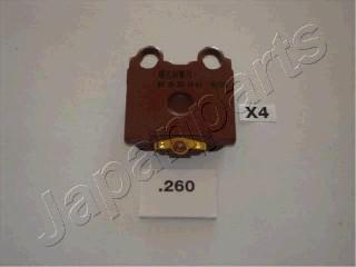 Japanparts PP-260AF - Əyləc altlığı dəsti, əyləc diski www.furqanavto.az