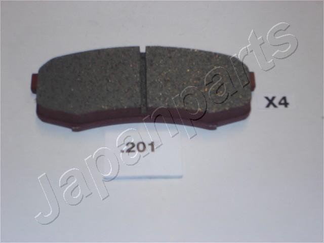 Japanparts PP-201AF - Əyləc altlığı dəsti, əyləc diski furqanavto.az