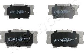 Japanparts PP-218AF - Əyləc altlığı dəsti, əyləc diski furqanavto.az