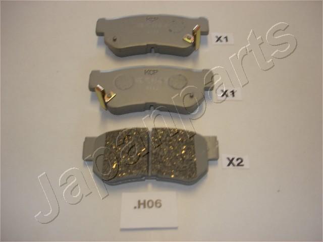 Japanparts PP-H06AF - Əyləc altlığı dəsti, əyləc diski furqanavto.az