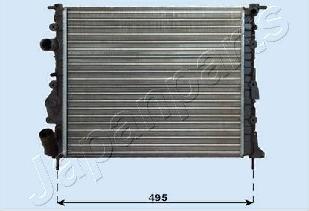 Japanparts RDA093020 - Radiator, mühərrikin soyudulması furqanavto.az