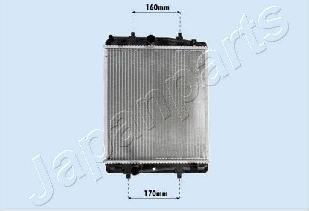 Japanparts RDA033069 - Radiator, mühərrikin soyudulması furqanavto.az