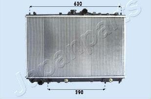 Japanparts RDA163026 - Radiator, mühərrikin soyudulması furqanavto.az