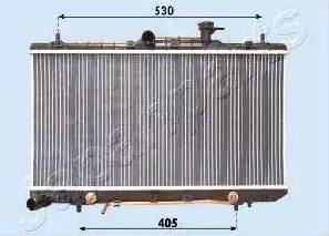 Japanparts RDA283098 - Radiator, mühərrikin soyudulması furqanavto.az