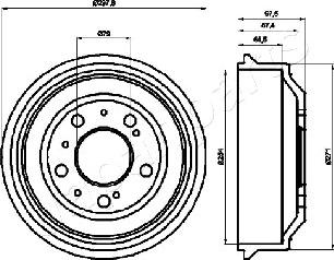 Japanparts TA-0605 - Əyləc barabanı furqanavto.az