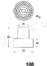 Japko 45108 - Gərginləşdirici, vaxt kəməri furqanavto.az