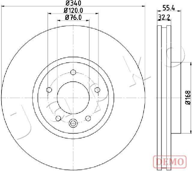 Japko 600954C - Əyləc Diski furqanavto.az