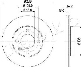 Japko 600952 - Əyləc Diski furqanavto.az