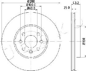 Japko 600422 - Əyləc Diski furqanavto.az