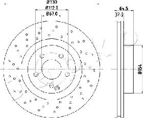 Japko 600541 - Əyləc Diski furqanavto.az