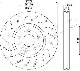 Japko 600520 - Əyləc Diski furqanavto.az