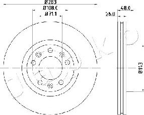 Japko 600633 - Əyləc Diski furqanavto.az