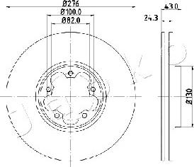 Japko 600356 - Əyləc Diski www.furqanavto.az