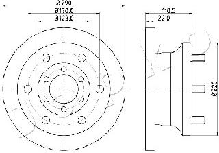 Japko 600256 - Əyləc Diski furqanavto.az