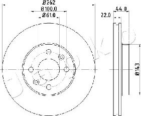 Japko 600709 - Əyləc Diski furqanavto.az