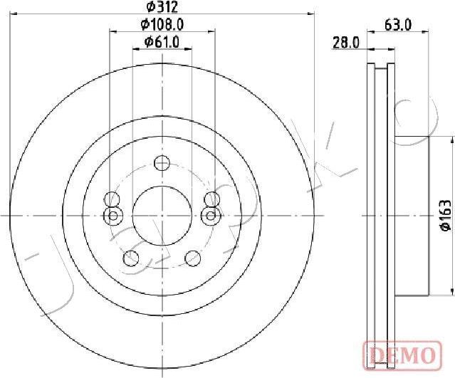 Japko 600701C - Əyləc Diski furqanavto.az