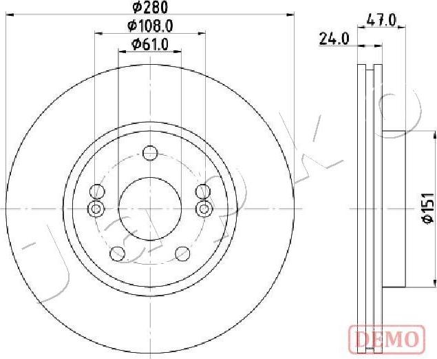 Japko 600711C - Əyləc Diski furqanavto.az