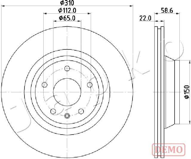 Japko 610919C - Əyləc Diski furqanavto.az