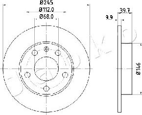 Japko 610929 - Əyləc Diski furqanavto.az