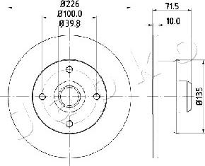 Japko 610922 - Əyləc Diski furqanavto.az