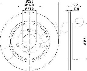 Japko 610530 - Əyləc Diski furqanavto.az