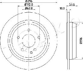 Japko 610532 - Əyləc Diski furqanavto.az