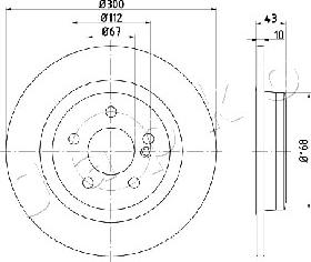 Japko 610525 - Əyləc Diski furqanavto.az