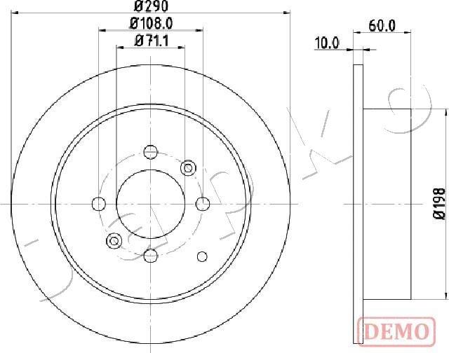 Japko 610616C - Əyləc Diski furqanavto.az