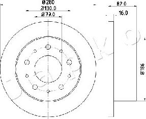 Japko 610611 - Əyləc Diski furqanavto.az