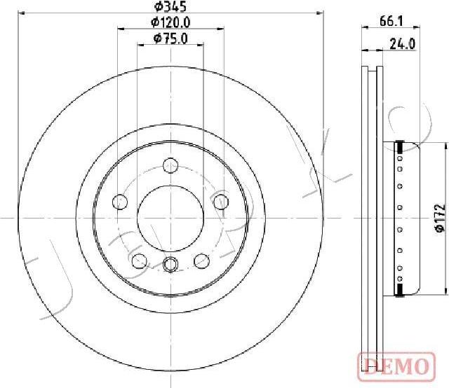 Japko 610104C - Əyləc Diski furqanavto.az