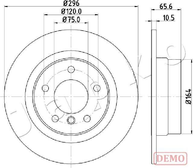 Japko 610102C - Əyləc Diski furqanavto.az