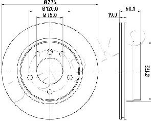 Japko 610111 - Əyləc Diski furqanavto.az