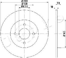 Japko 610304 - Əyləc Diski furqanavto.az