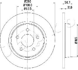 Japko 610302 - Əyləc Diski furqanavto.az