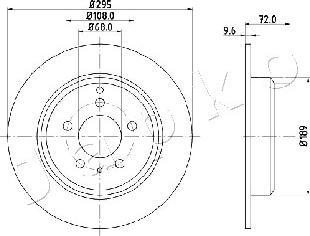 Japko 610319 - Əyləc Diski furqanavto.az