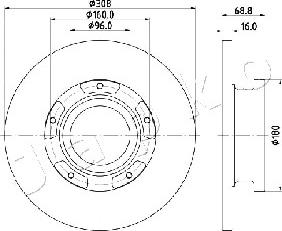 Japko 610312 - Əyləc Diski furqanavto.az