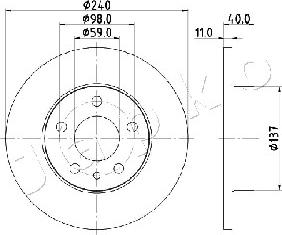 Japko 610209 - Əyləc Diski furqanavto.az