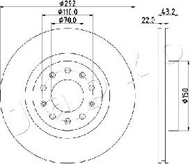 Japko 610205 - Əyləc Diski furqanavto.az