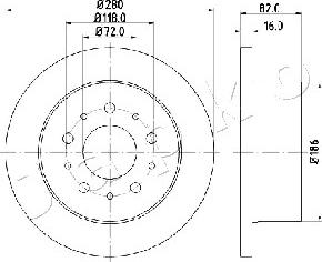 Japko 610216 - Əyləc Diski furqanavto.az